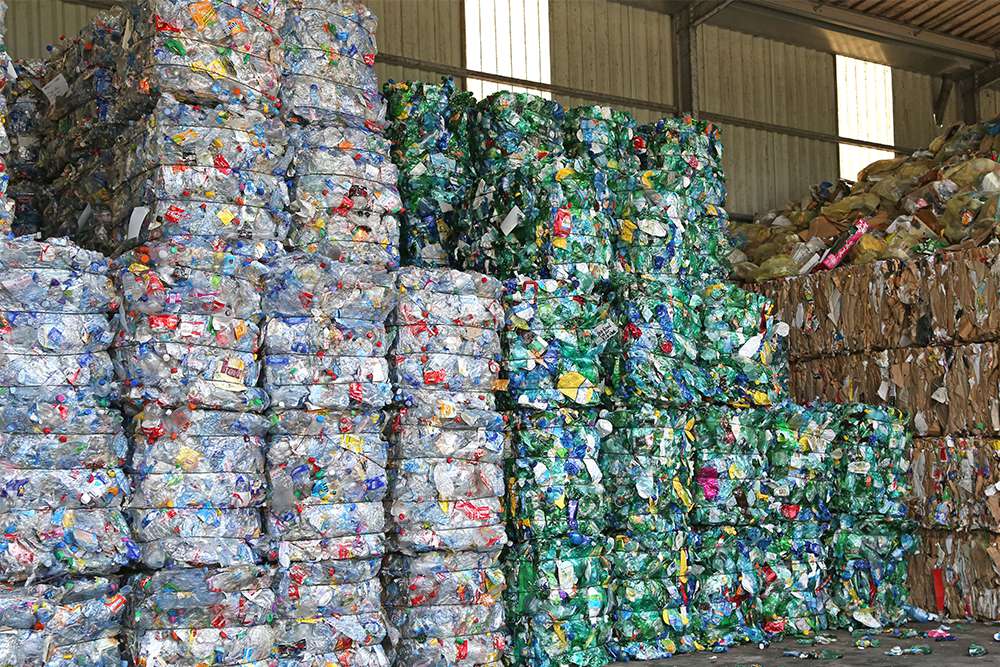 Centre de tri du plantaurel, stockage balles